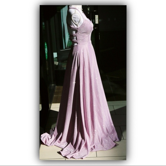 Evening Gown – Windsor – Purple A‑Line Strapless Sweetheart Prom & Wedding Maxi - Picture 7 of 17